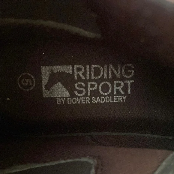 Riding Sport Dover Saddlery Kids Brown Provenance Leather Zip Paddock Boots 5 - Picture 2 of 13